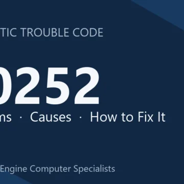 U0252 Code Diagnosis, Symptoms, Causes & Repair Costs Guide Overview