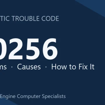 U0256 Code Symptoms, Causes, and Repair Cost Guide for ECM Check