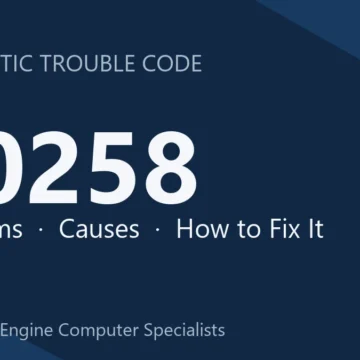 U0258 Code Symptoms, Causes, Diagnosis & Repair Guide – Step-by-Step