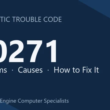 U0271 Code Symptoms, Causes, Diagnosis & Repair Overview Guide