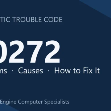 U0272 Code Symptoms, Causes, Diagnosis & Repair Cost Overview