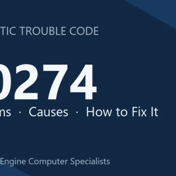 U0274 Code Symptoms, Causes & Repair Guide