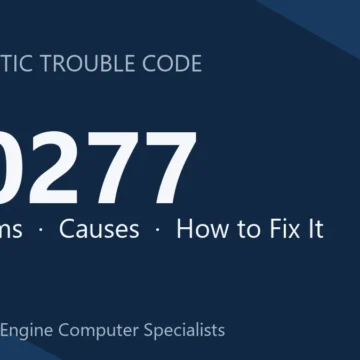 U0277 Code Symptoms, Causes, Diagnostic Steps, Cost & Safety