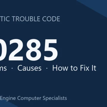 U0285 Code Symptoms, Causes, Diagnosis and Repair Guide Steps