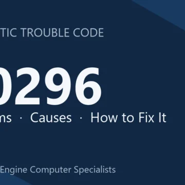 U0296 Code Symptoms, Causes, Diagnosis and Repair Guide Step-by-Step