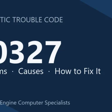 U0327 Code Symptoms, Causes, Diagnosis, Repair Guide & Cost Estimate
