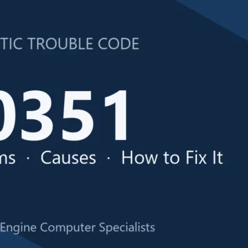 U0351 Code Symptoms, Causes, and Repair Procedures Explained