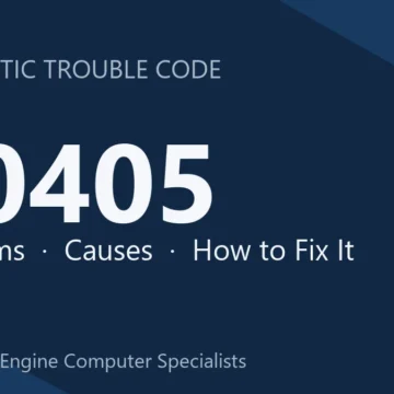 U0405 Code Symptoms, Causes, and Repair Procedures Explained