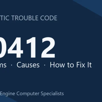 U0412 Code Symptoms, Causes, Diagnostic Process & Repair Cost