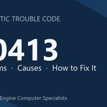 U0413 Code Symptoms, Causes, Diagnosis and Repair Guide Overview