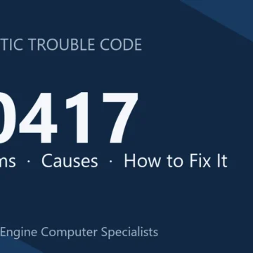 U0417 Code Symptoms, Causes & Repair Guide for the System Diagnostics