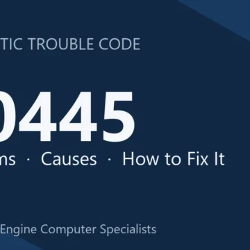 U0445 Code Symptoms, Causes, Diagnosis & Repair Guide Procedures