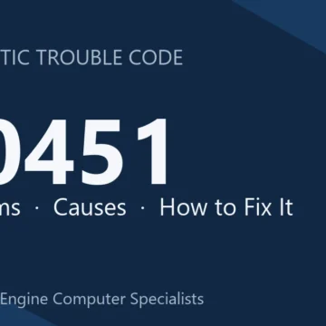 U0451 Code Symptoms, Causes, Diagnosis & Repair Overview Guide