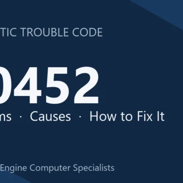 U0452 Code Symptoms, Causes, Diagnosis & Repair Guide Cost Estimate