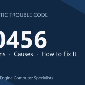 U0456 Code Symptoms, Causes, Diagnosis & Repair Overview Guide