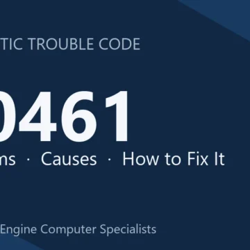 U0461 Code Symptoms, Causes, Diagnosis, Repair & Reprogramming Tips