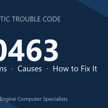U0463 Code Symptoms, Causes, Diagnosis & Complete Repair Guide