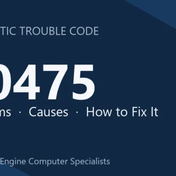 U0475 Code Symptoms, Causes, Diagnosis & Repair Cost Guide Info