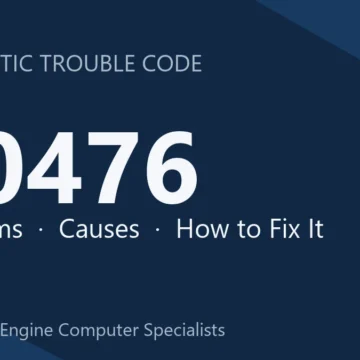 U0476 Code Symptoms, Causes, Diagnosis & Fix Options – Repair Guide