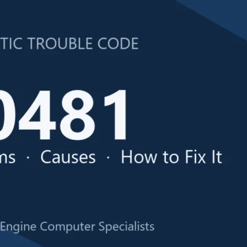 U0481 Code Symptoms, Causes, Diagnostic Steps & Repair Costs
