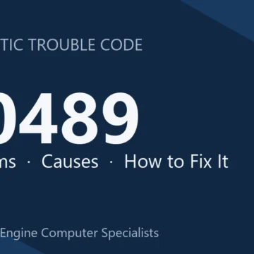 U0489 Code Symptoms, Causes, Diagnosis & Repair Cost Guide Overview