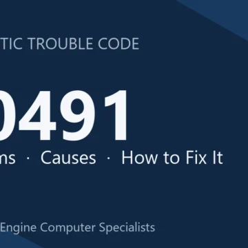 U0491 Code Symptoms, Causes, Diagnosis, Repair & Programming Guide