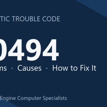 U0494 Code Symptoms, Causes, Diagnosis & Repair Overview Guide