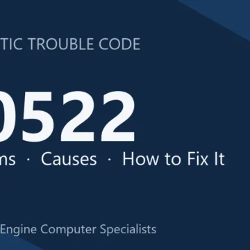 U0522 Code Symptoms, Causes, Diagnosis & Repair & Reprogramming Guide