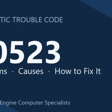 U0523 Code Symptoms, Causes, Diagnosis and Repair Guide Step-by-Step
