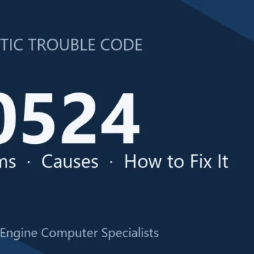 U0524 Code Symptoms, Causes, Diagnosis and Repair Guide Steps