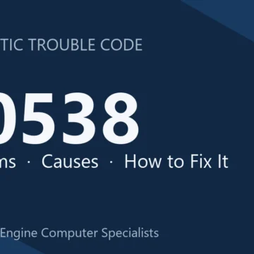 U0538 Code Symptoms, Diagnosis, Causes, Repair & Cost Overview