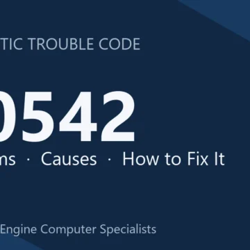 U0542 Code Symptoms, Causes, Diagnosis & Repair, Reprogramming Costs