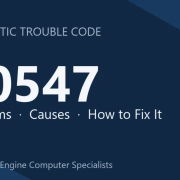 U0547 Code Symptoms, Causes, Diagnosis and Repair Full Guide