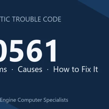 U0561 Code Symptoms, Causes, Diagnosis, Repair & Cost Guide Tips