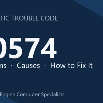 U0574 Code Symptoms, Causes, Diagnosis & Repair Overview Guide