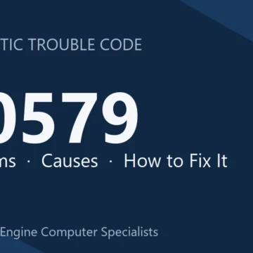 U0579 Code Symptoms, Causes, and Repair Procedures Guide – Complete