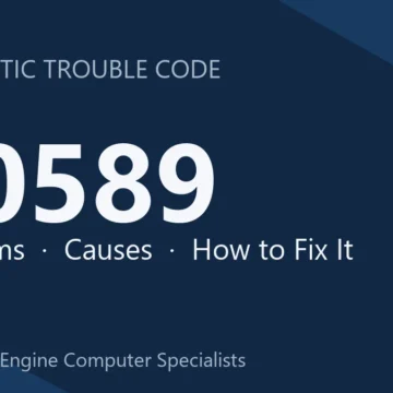 U0589 Code Symptoms, Causes & Repair Guide with Diagnostic Steps