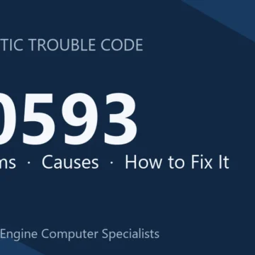 U0593 Code Symptoms, Causes, Diagnosis, and Repair Costs Guide