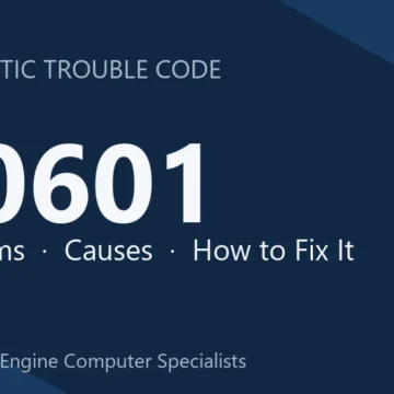 U0601 Code Symptoms, Causes, Diagnosis & Repair Procedures Guide