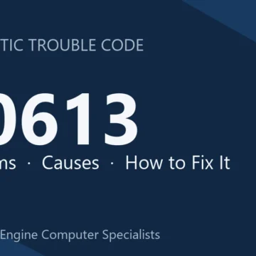 U0613 Code Symptoms, Causes, Diagnosis and Repair Guide Procedures