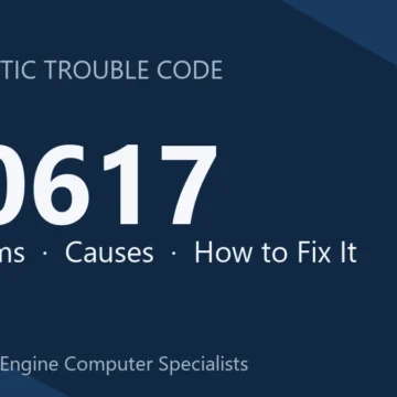 U0617 Code Symptoms, Causes, Diagnosis and Repair Guide Procedures
