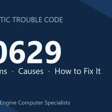 U0629 Code Symptoms, Causes, Diagnosis, Repair & Cost Guide Overview
