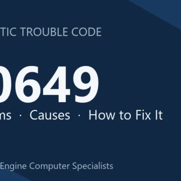 U0649 Code Symptoms, Causes, Diagnosis & Repair with Reprogramming
