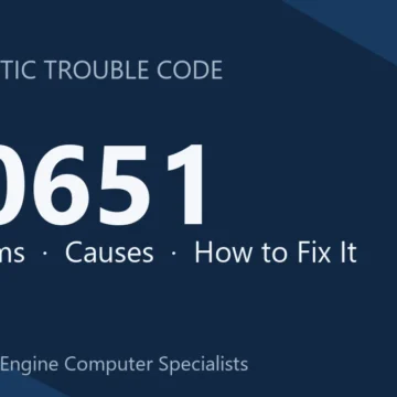 U0651 Code Symptoms, Causes, and Repair Recommendations Guide