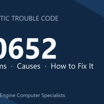 U0652 Code Symptoms, Causes, Diagnosis & Repair Guide – Step by Step