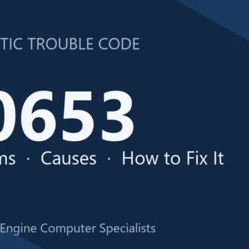 U0653 Code Symptoms, Causes, and Repair Guide for Module Issues