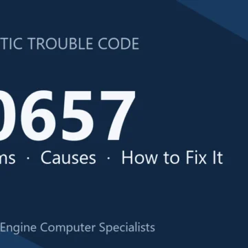 U0657 Code Symptoms, Causes, Diagnostic Steps & Repair Costs