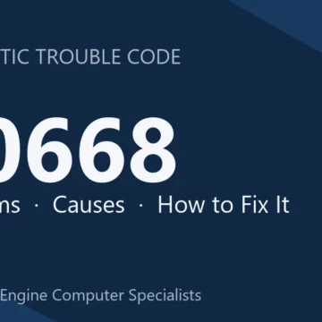 U0668 Code Symptoms, Causes, Diagnosis, Repair & Reprogramming