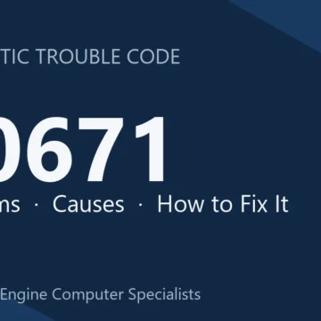 U0671 Code Symptoms, Causes, Diagnosis and Repair Guide Steps