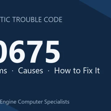 U0675 Code Symptoms, Causes, Diagnosis & Repair Procedures Guide